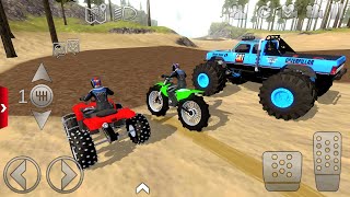 Offroad Outlaws Monster Truck, Motocross Dirt Bike, Quad Bikes Driving Game - Best Android Gameplay