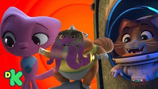 ¡Travesuras de los Buffycats fuera de este mundo! | 44 Gatos | Discovery Kids