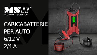 Caricabatterie per auto MSW Motor Technics S-CHARGER-4ALCD | Presentazione del prodotto