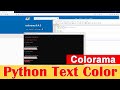 Python Text Color Menggunakan Colorama