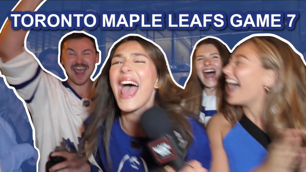 The Toronto Maple Leafs Lose GAME 7! IT GETS WILD IN TORONTO WITH FANS ...