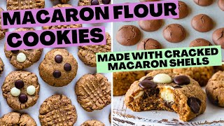 Macaron Flour Cookies - made with failed macaron shells