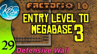 Megabase 3 への Factorio 1.0 エントリー レベル、Ep 29: DEFENSIVE WALL - ガイド、チュートリアル