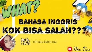 KAMU WAJIB TAU! ini beberapa kesalahan dalam bahasa inggris