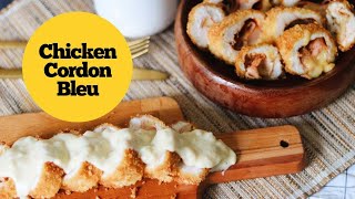 Chicken Cordon Bleu Recipe | with creamy dijon sauce | Best cordon bleu | how to make cordon bleu