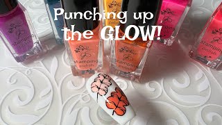 Stamping with Glow Polish - make it INTENSE!