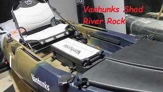 Vanhunks Shad Kayak Best for BASS FISHING vs Pro Angler vs Zambezi vs Mahi Mahi. In River Rock color