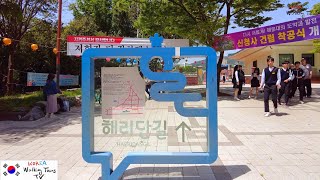 부산 해리단길 까페거리산책 [4K] 해운대구 우동 | Korea Walking Tours TV