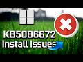 KB5086672 Update Not Installing Error Code 0x80240008/0x80070020 Windows 11 FIX