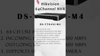 HIKVISION 64 Channel NVR with 4 SATA Interface | ATECHS