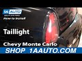 How to Replace Tail Lights 00-05 Chevy Monte Carlo