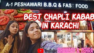 Shah Faisal ka mashoor A1 Chapli Kabab| Dinner with Family| Zehra ki special English 😂