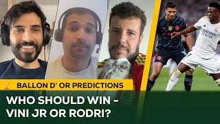 BALLON D'OR Winner Vinicius Junior or Rodri? | Who should WIN?