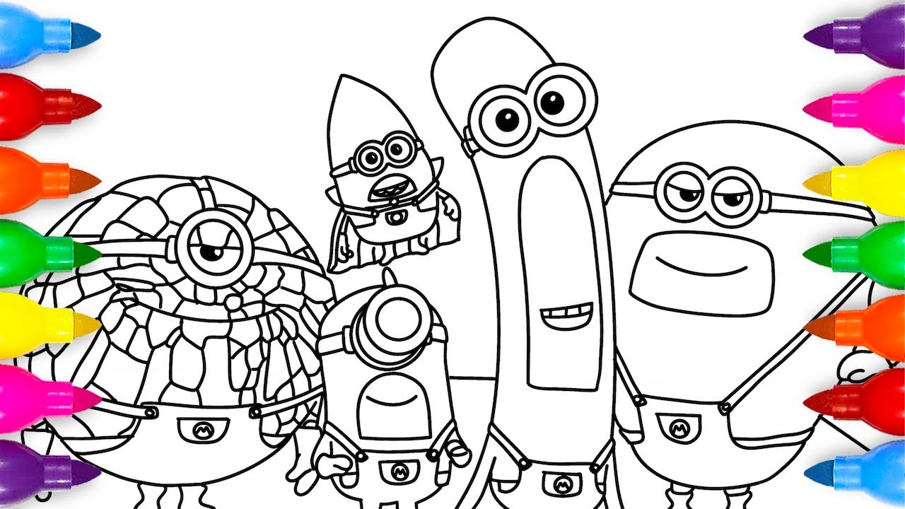 Despicable Me Coloring Pages Minions 20 Minions Coloring Pages A4