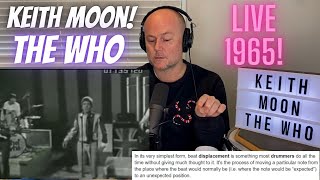 Drum Teacher Reacts: KEITH MOON | THE WHO | 'I Can't Explain' (Live On Shindig) 1965