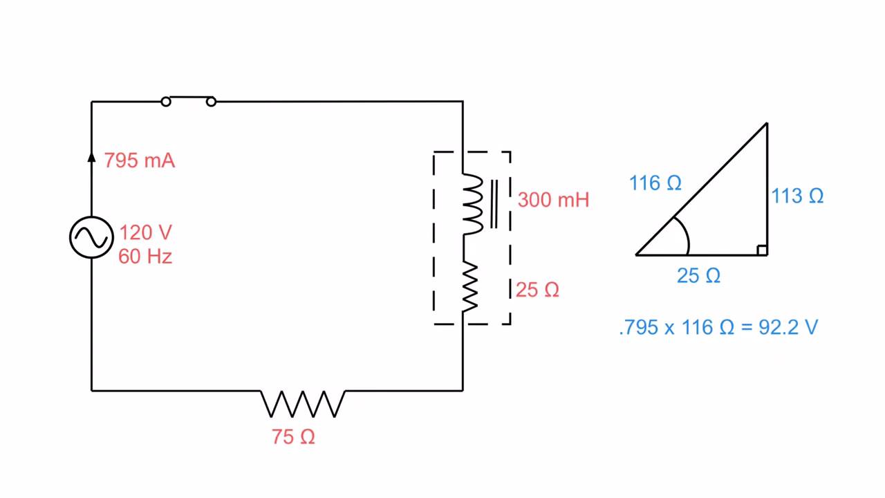 AC Series RL Circuit - YouTube