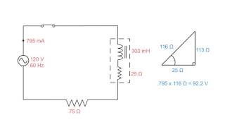 AC series RL circuit