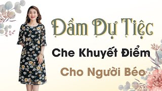 Đầm Trung Niên Che Khuyết Điểm Cơ Thể - TTV1028 -  Thời Trang Trung Niên 2022