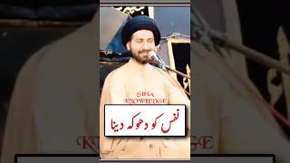 نفس کو دھوکہ دینا | Must-Watch meaningful short video by maulana arif hussain kazmi