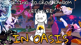 TRYING TO GROW RANDOM CREATURE IN OASIS! || [NEW CATEGORY] || CREATURES OF SONARIA [ROBLOX]