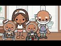 twins first day at daycare with voices toca life world roleplay