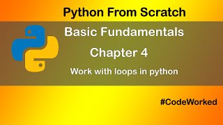 Python For Beginners - Basic Fundamentals - Chapter 4 | Loops #loops #learncoding