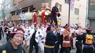 令和5年 おぎおんさぁ 宵祭(鹿児島祇園祭)六番神輿葵連