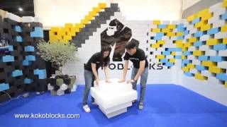 Kokoblocks Portable Modular Exhibition Setup