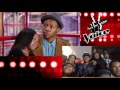 chris blue watches the voice performance