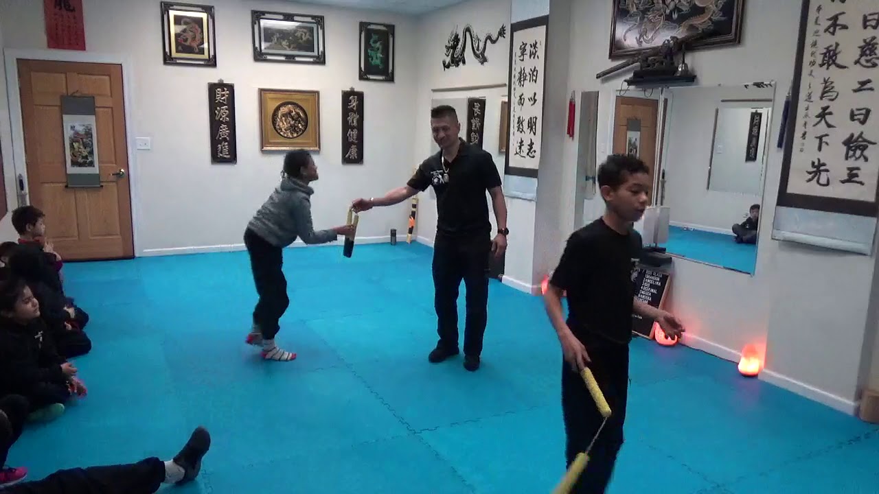 Kung Fu Kids - Nunchaku Sparring Challenge - YouTube