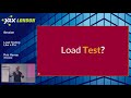 JAX London 2017 Session: Rob Harrop - Load Testing Like a Pro