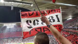 Stimmung im Hertha-Block nach dem Eröffnungsspiel in München!