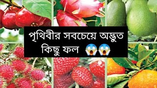 অদ্ভুত ধরনের কিছু ফল  😱🍓🍇 #fruits #food