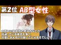 ab型の恋愛相性ランキング！男女とも最下位はＯ型！では相性抜群な相手は？