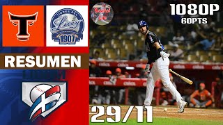 Resumen : Tigres del Lice vs Toros del Este | Serie Regular Lidom 2024/2025 (29/11/2024)