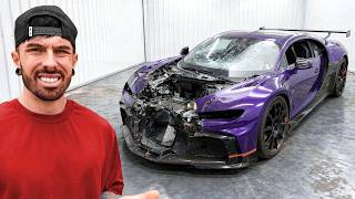 ATTEMPTING TO REBUILD A WRECKED BUGATTI CHIRON PURSPORT
