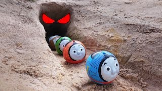 Thomas and Friends Toy Trains There is a ghost in the cave!