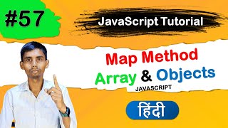 JavaScript Map Method tutorial in Hindi | How to use map method in javascript array and objects