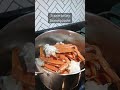 Easy Garlic Butter Crab Legs #Shorts