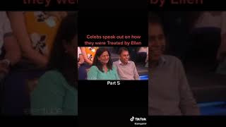 Celebrities talk about their experience on Ellen's Show PART 5 TikTok: entertainmentcheck