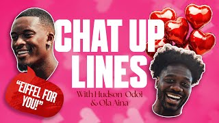 Ola Aina \u0026 Callum Hudson-Odoi Try Not to Laugh at Cheesy Chat-Up Lines! ❤️😂