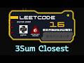 3Sum Closest — LeetCode #16 | Python Algorithm Visualization