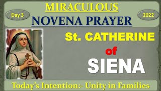 St. Catherine of Siena Novena Prayer Day 3 2022