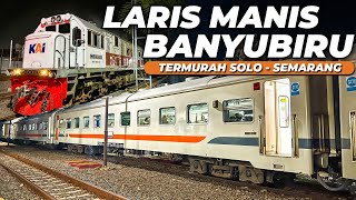 PALING MURAH! Rp 40.000 RUTE SOLO - SEMARANG NYAMAN DAN CEPAT!! Trip Naik KA Banyubiru Kelas Ekonomi