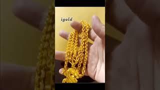 Dragon gold necklace for man ខ្សែករមាសនាគរាជ ៥តម្លឹង សម្រាប់បុរស #igold #necklace @I-Gold24K