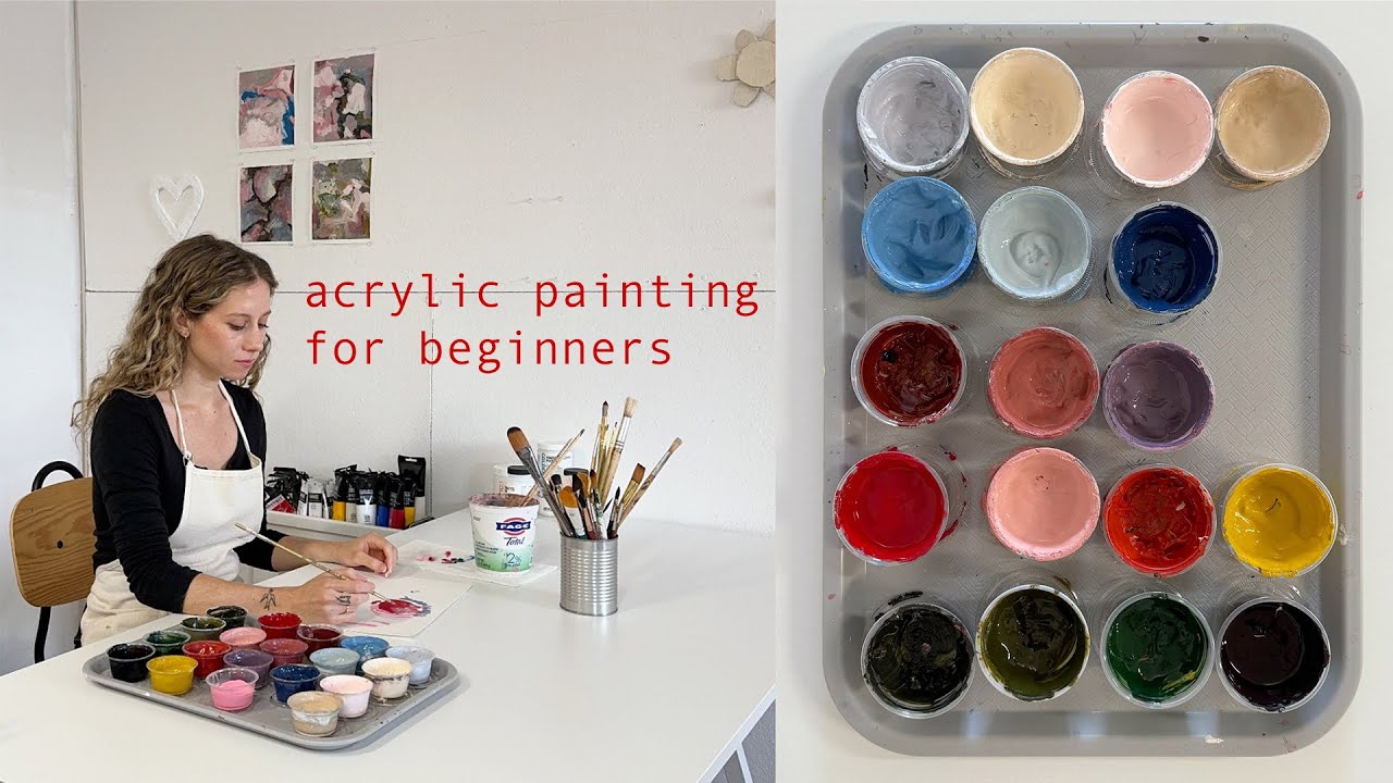 Acrylic Painting For Beginners Youtube