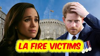 Prince Harry, Meghan Markle take steps to support LA fire victims