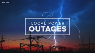 Tracking power outages in South Carolina