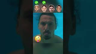 Ronaldo, Messi, Neymar and Zlatan In a swimming pool 😍