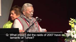 Tame Iti addresses Annual Conference